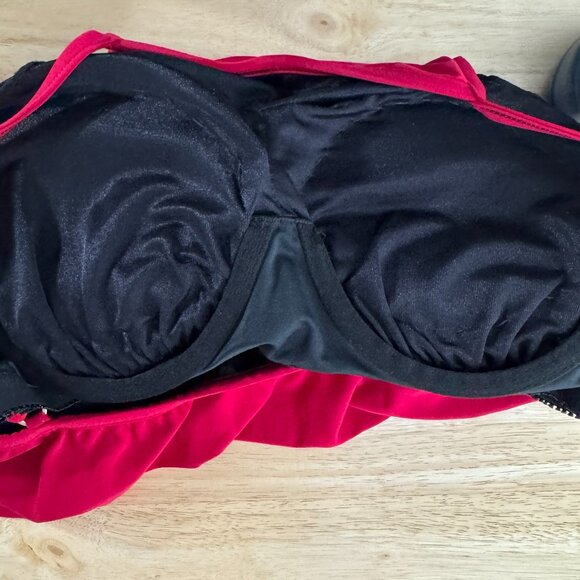 Magicsuit Solid Julia Tankini Swim Top Womens Size 12 Vamp Red NWT SW-2116 - Picture 6 of 12